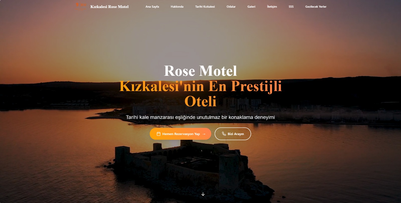 Rose Motel web sitesi — Kızkalesi otel rezervasyon ve tanıtım